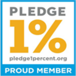 Pledge 1% Proud member logo
